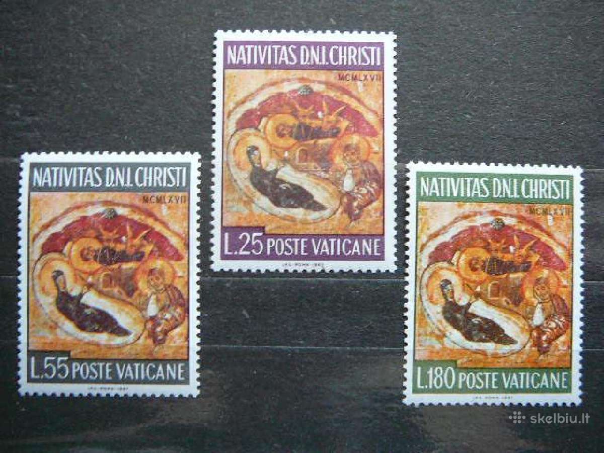 Sv. Kaledos Vatikanas svarus mnh vt675
