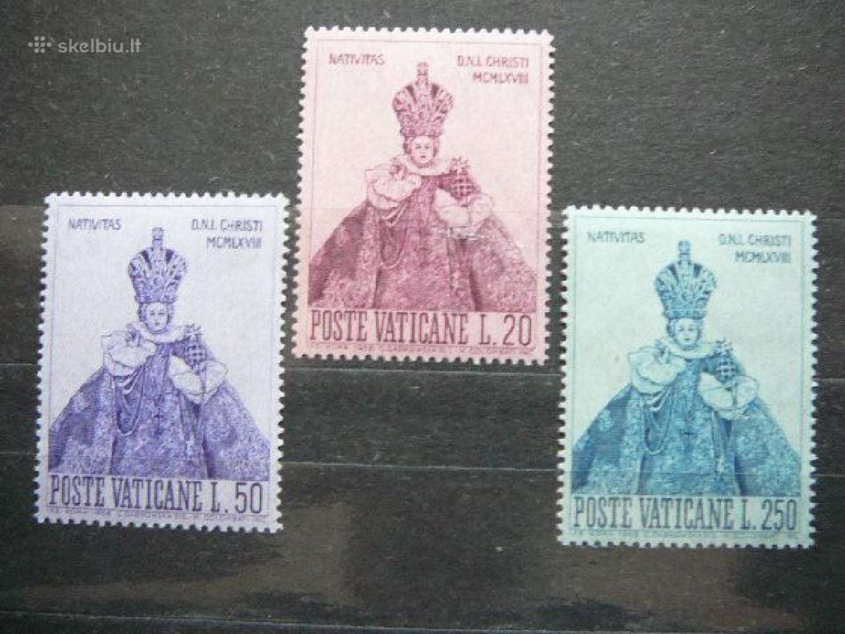 Sv. Kaledos Vatikanas svarus mnh vt683