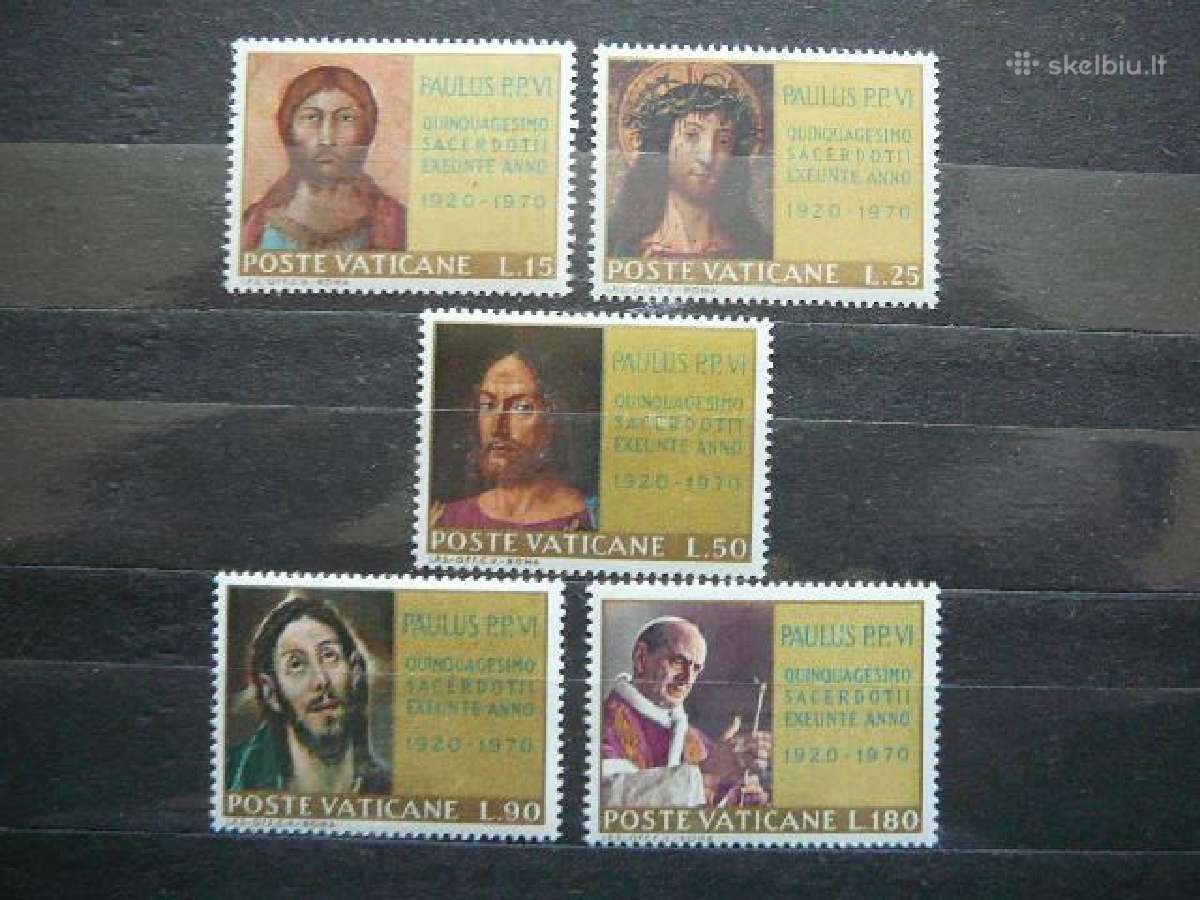 Daile Popiezius Vatikanas svarus mnh vt703