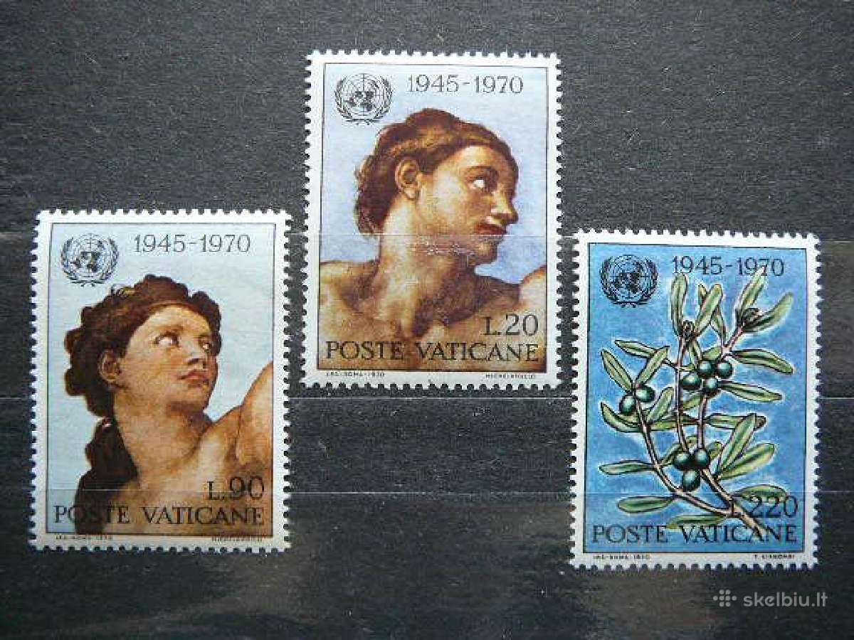 Daile Mikelandzelas Vatikanas svarus mnh vt704