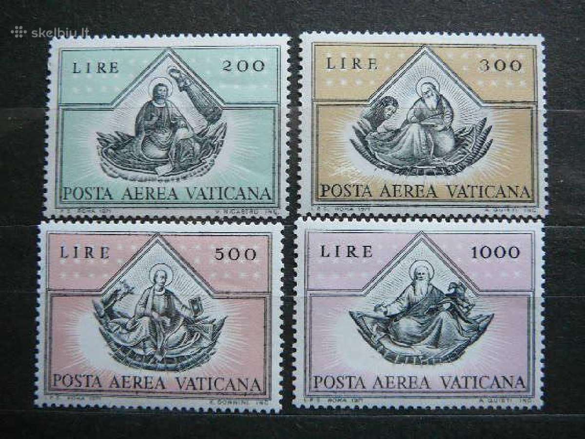 Evangelistai Freskos Vatikanas 1971 mnh vt714
