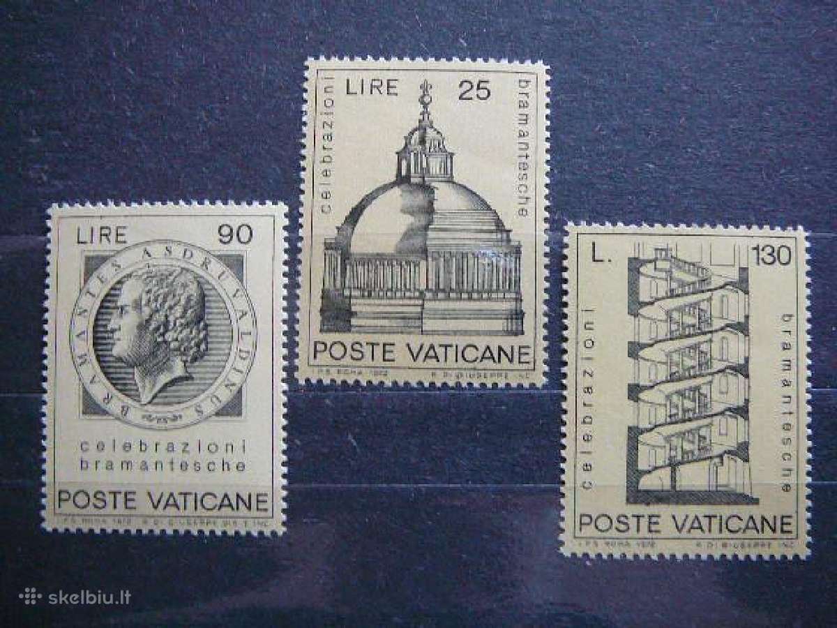 Architektura Vatikanas 1972 mnh vt721