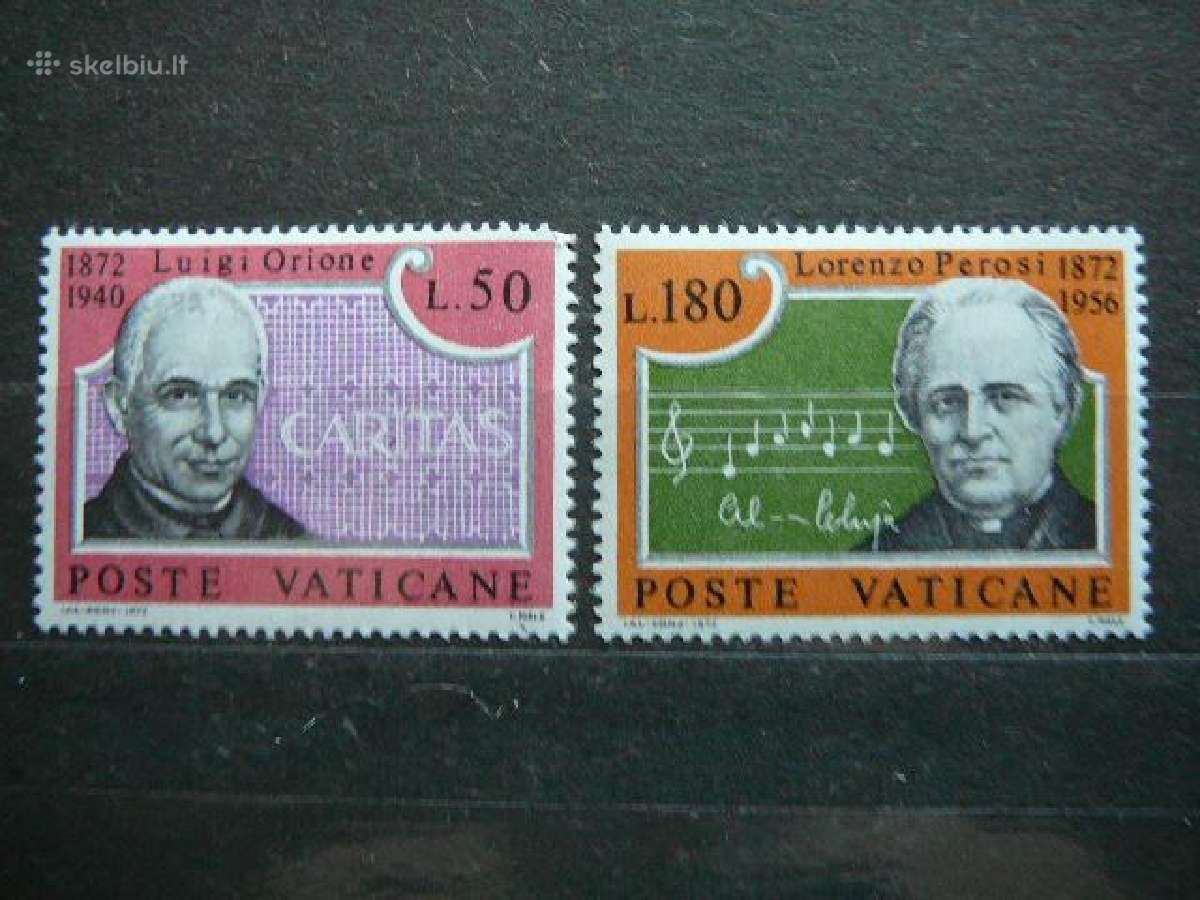 Caritas Muzika Vatikanas 1972 mnh vt725