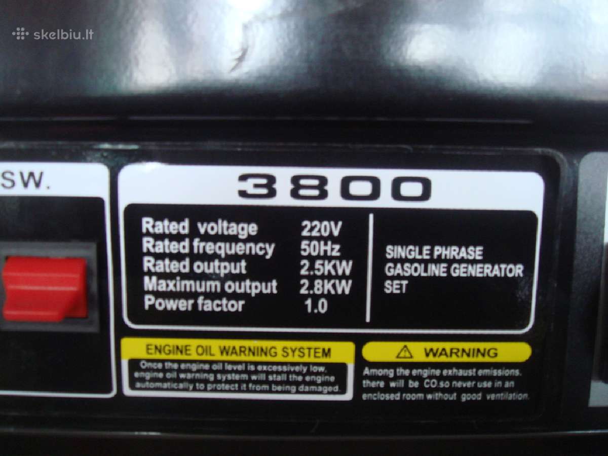 Generatoriai Generatorius 12v 220v 380v - nuotraukos Nr. 15