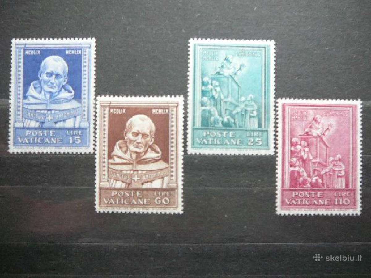 Skulpturos Vatikanas svarus mnh vt604