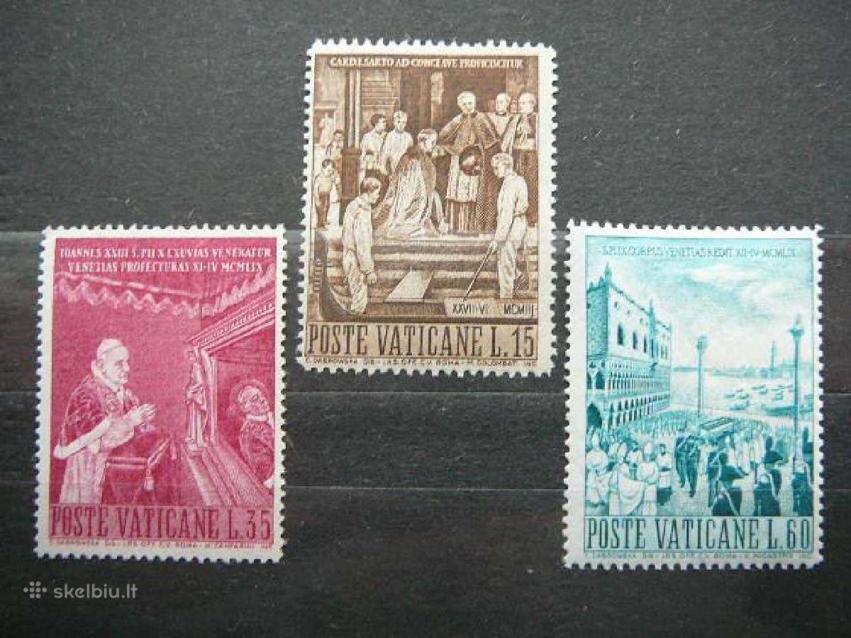Popiezius Vatikanas svarus mnh vt606