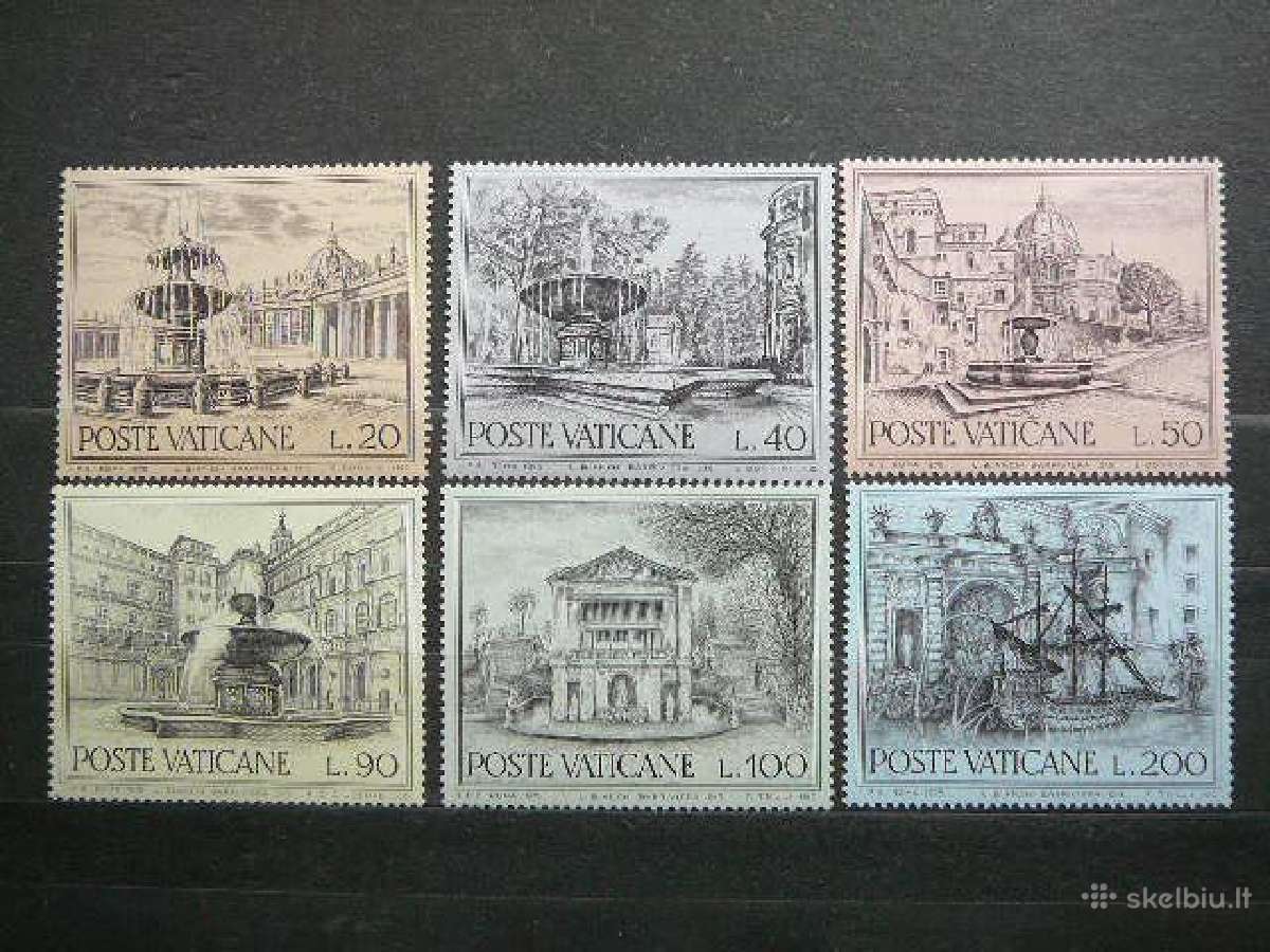 Fontanai Vatikanas 1975 mnh vt657