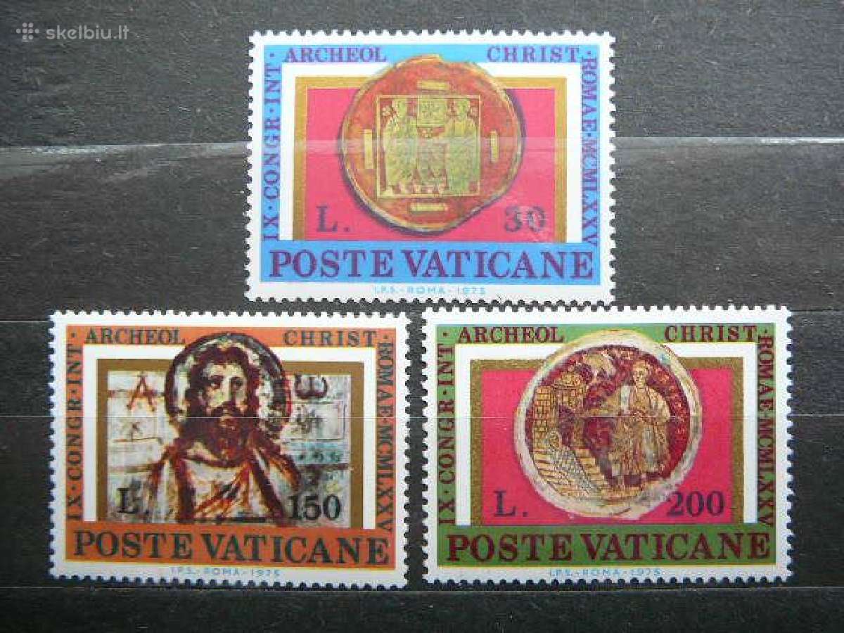 Archeologija Vatikanas 1975 mnh vt664s