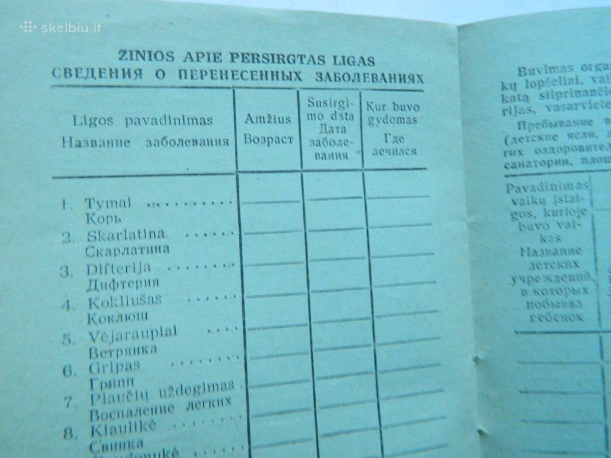 Vaiko vystymosi pasas 1967 m. - nuotraukos Nr. 6
