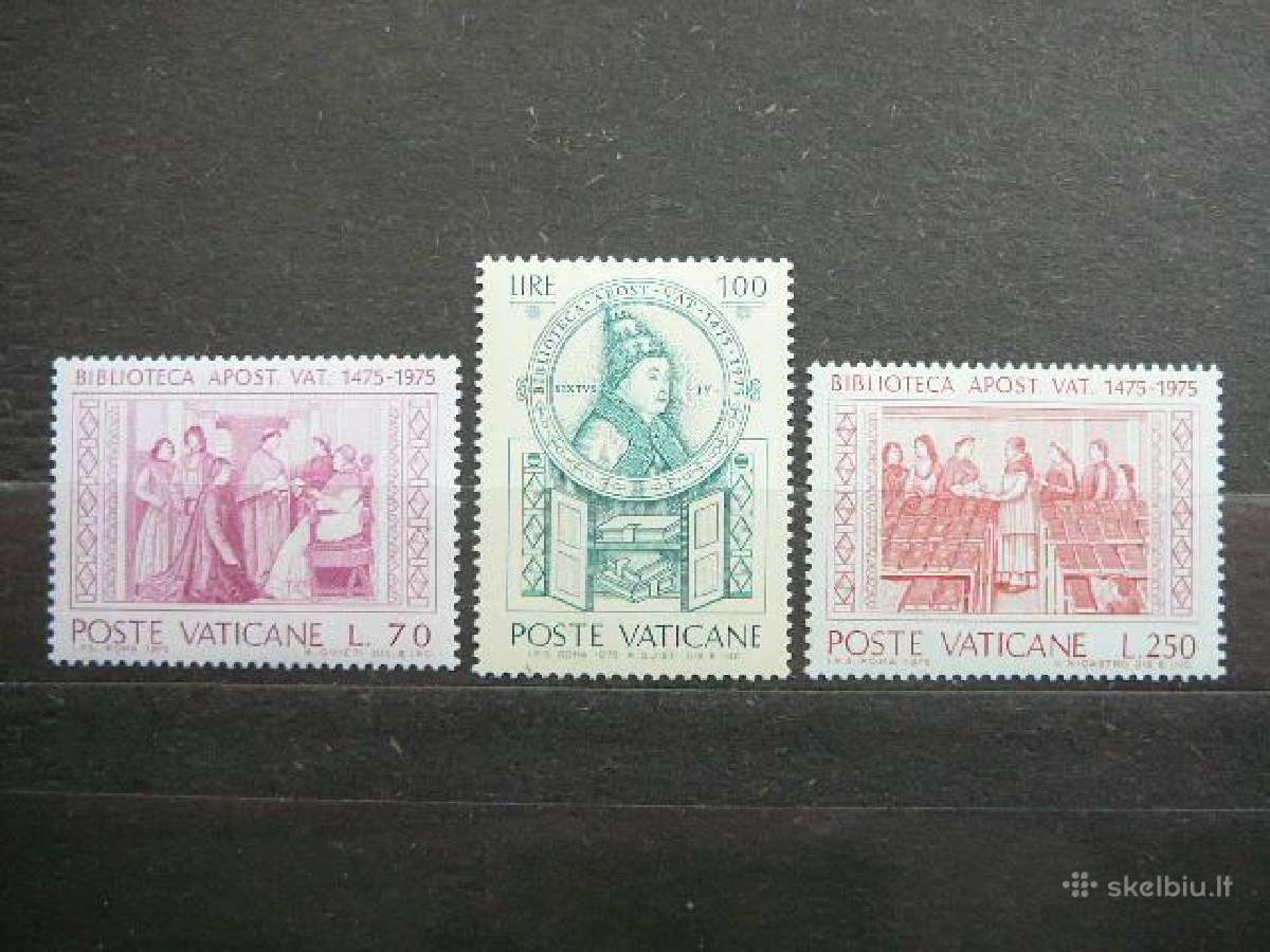 Biblioteka Vatikanas 1975 mnh vt667s
