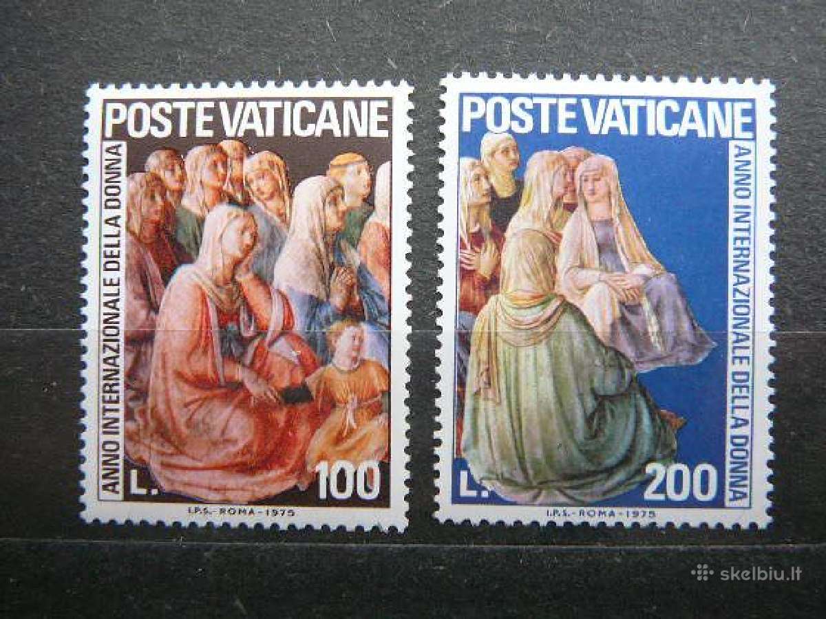 Moters Metai Vatikanas 1975 mnh vt670s