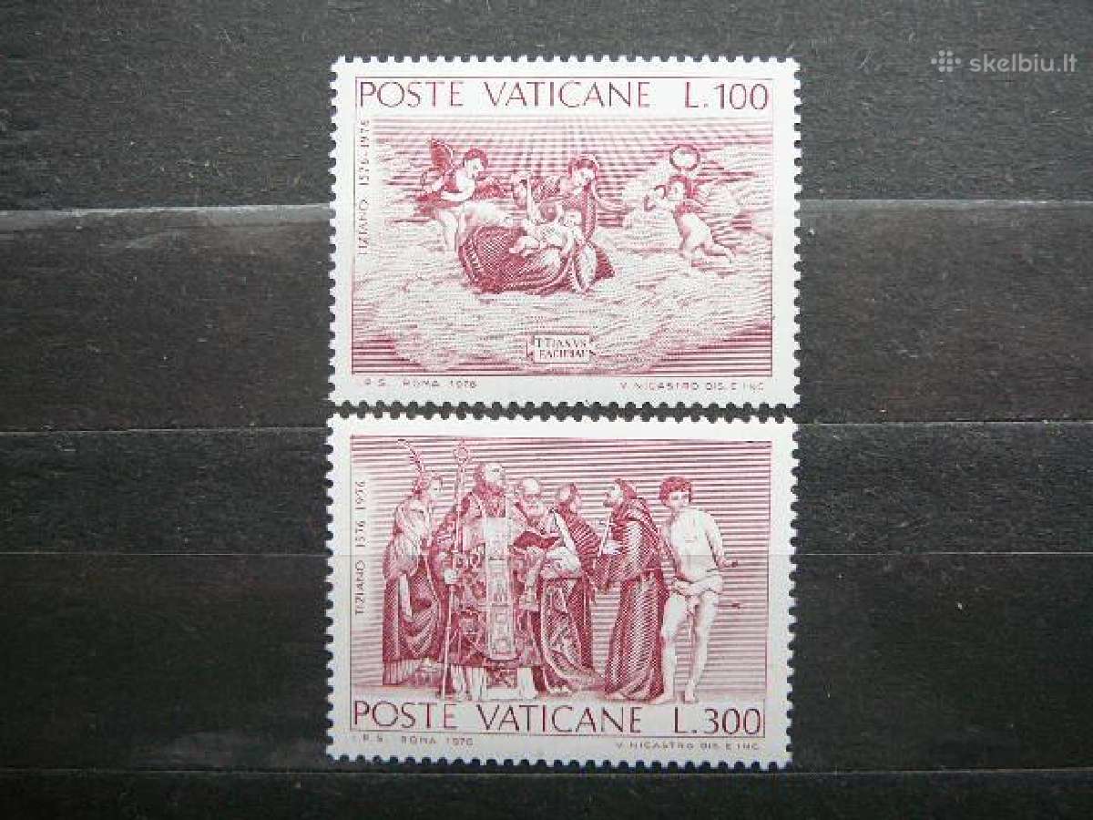 Daile Ticianas Vatikanas 1976 mnh vt762