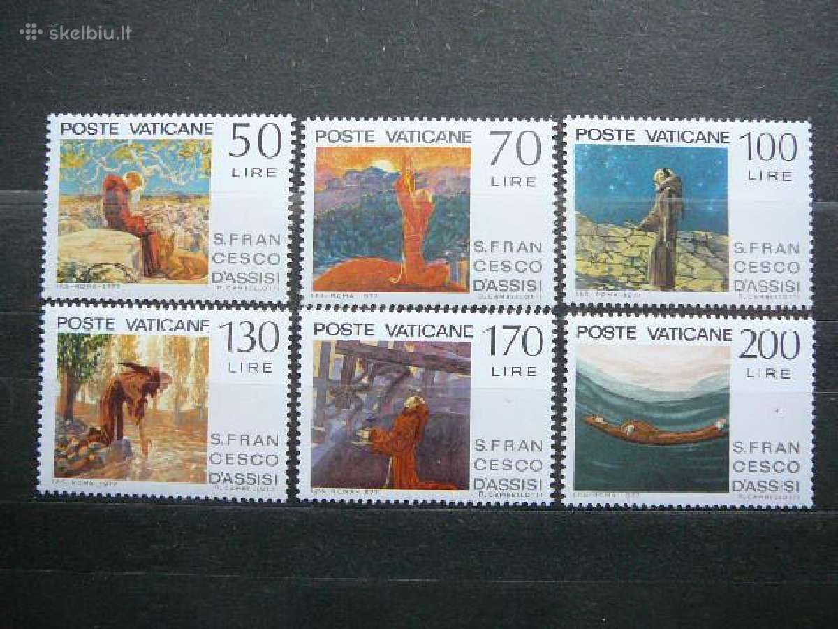 Paveikslai Daile Vatikanas svarus mnh vt771