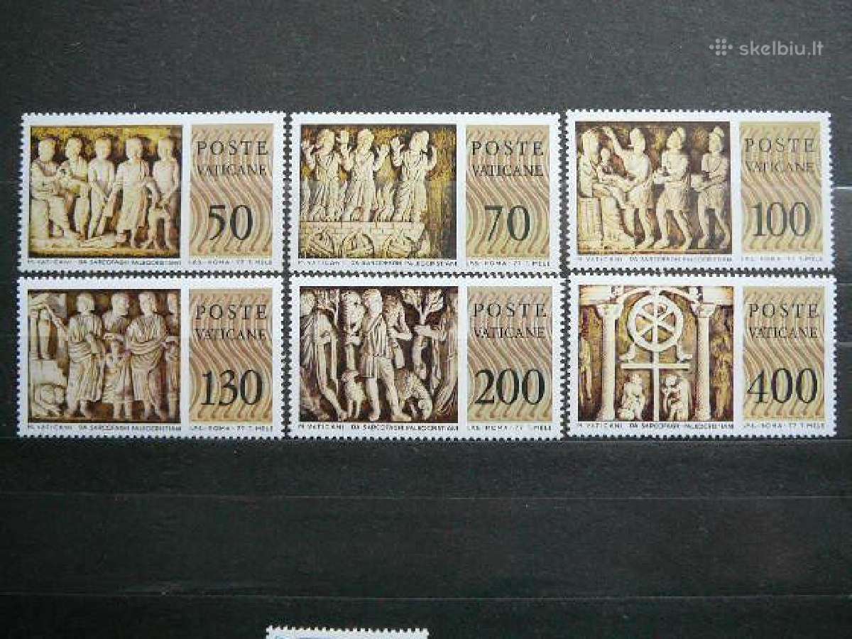Sarkofagas Vatikanas svarus mnh vt775