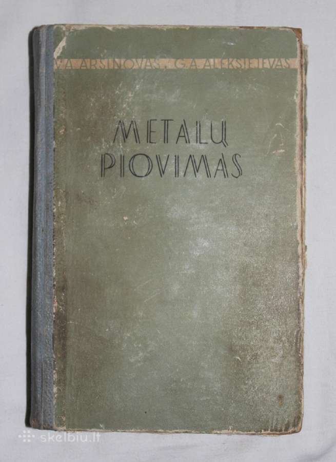Metalų pjovimas knyga 1959 m.