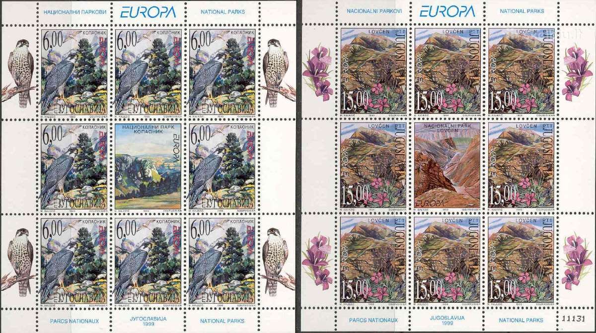 Jugoslavija 1999. Europa Cept