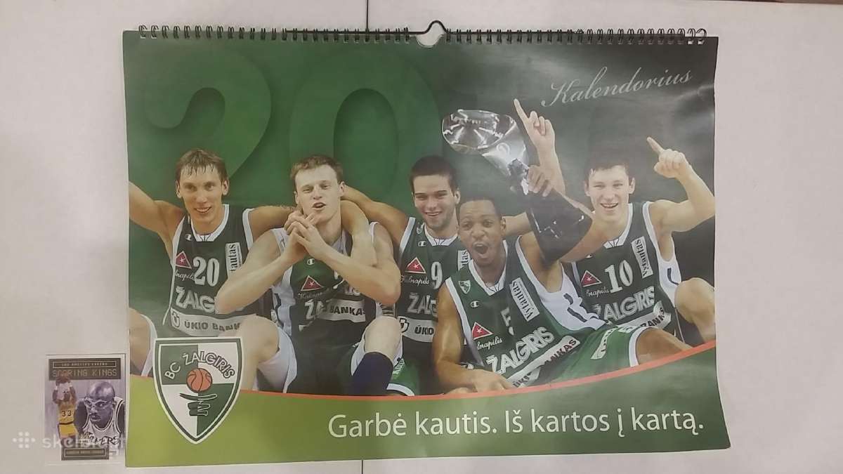 Didelis (A3 formato!) 2010 Žalgirio kalendorius