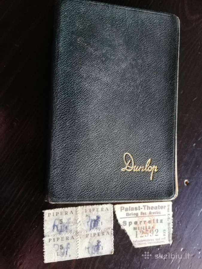 Dunlop kalendorius. 1939m