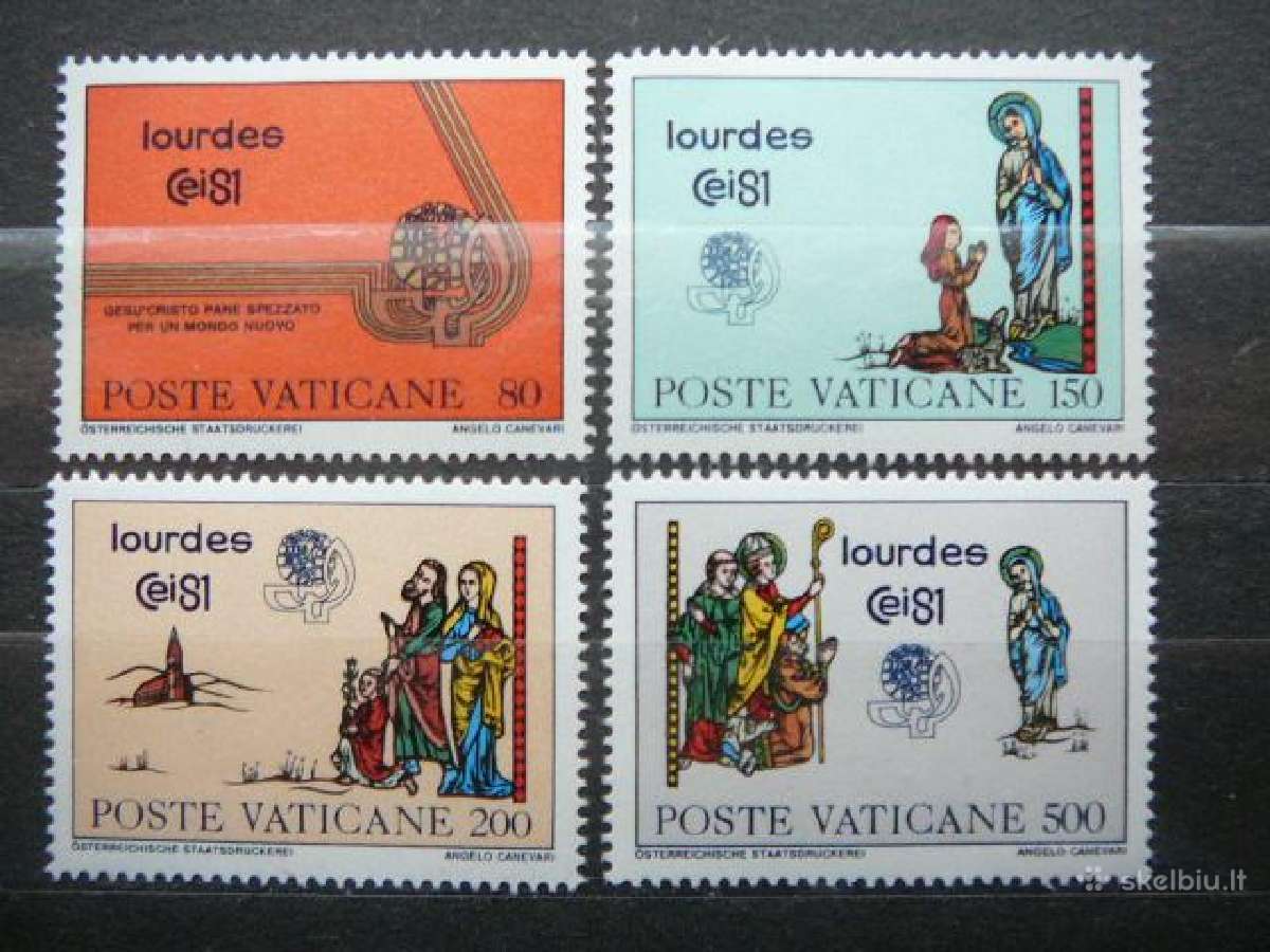 Lurdas Vatikanas svarus mnh vt813