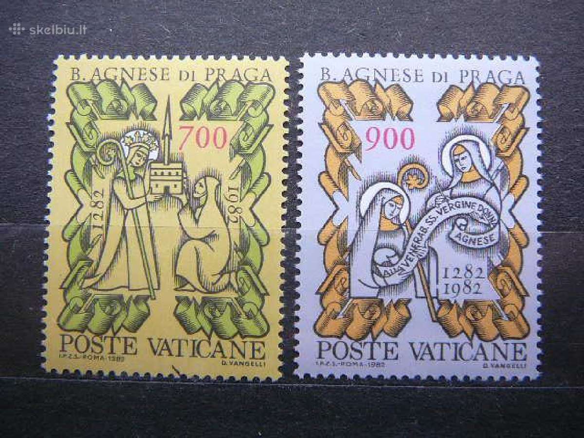 Palaiminta Agnes Vatikanas svarus mnh vt821