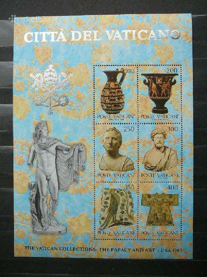 Daile Vatikanas 1983 svarus mnh vt820s