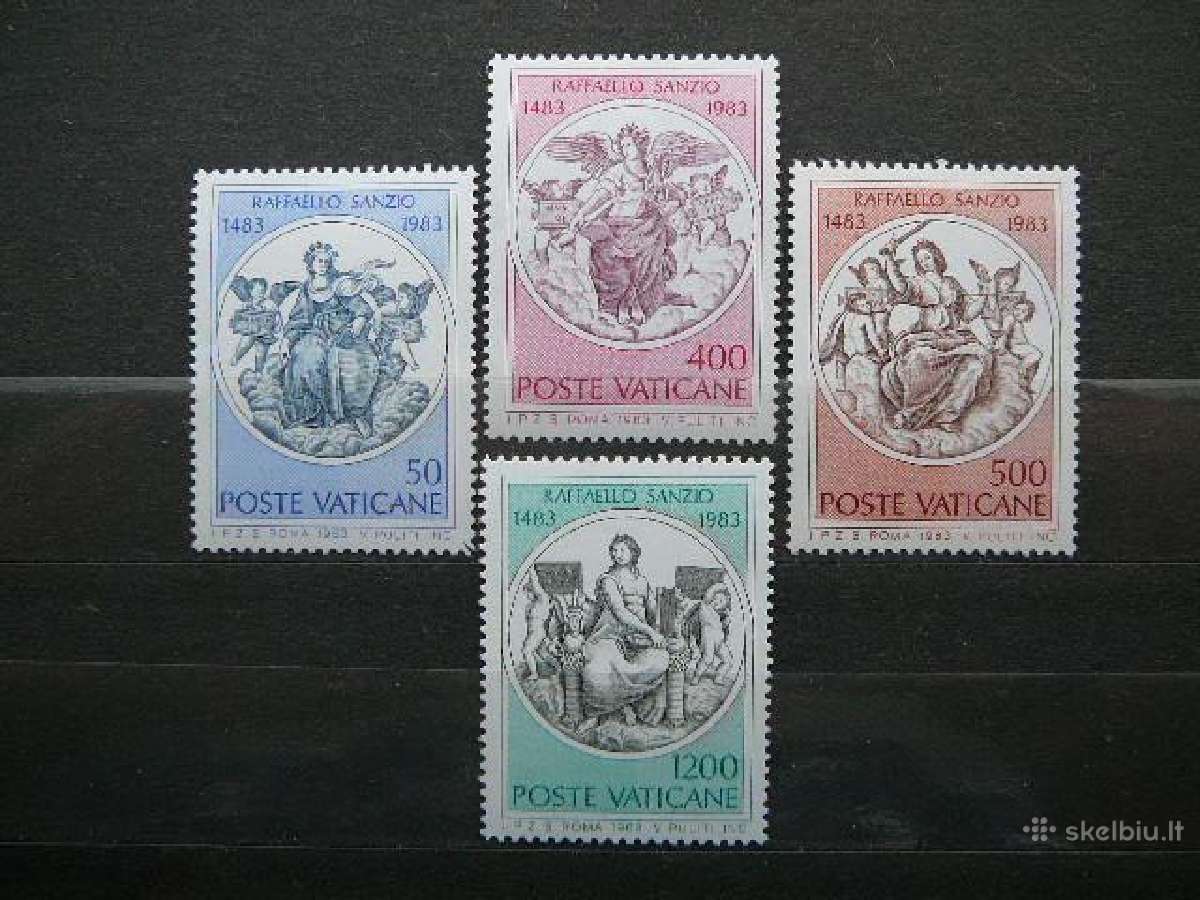 Daile Rafaelis Vatikanas 1983 svarus mnh vt826s