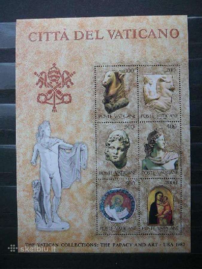 Daile Vatikanas 1983 svarus mnh vt830s