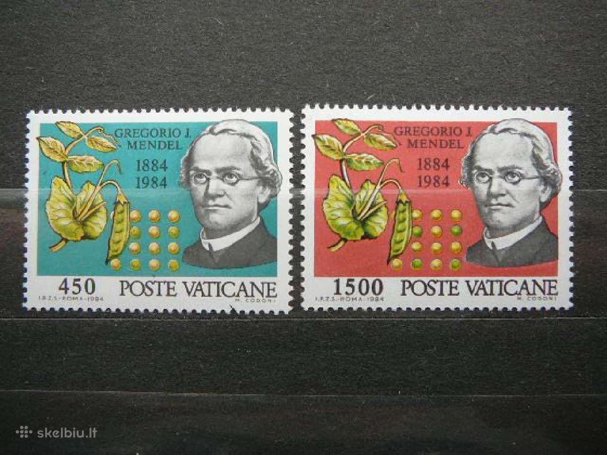 Izymus zmones G. Mendel Vatikanas 1984 mnh vt844