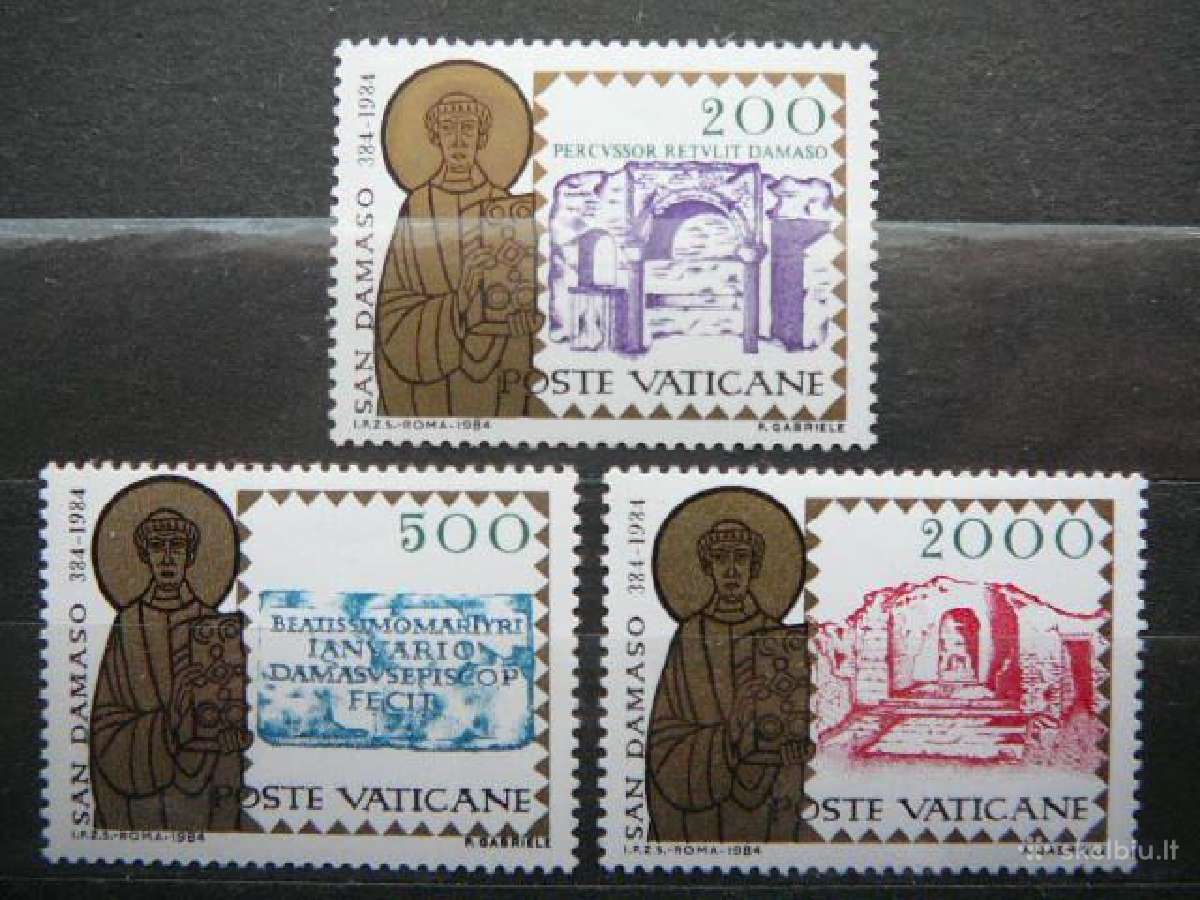Popiezius Damasus Vatikanas 1984 svarus mnh vt864