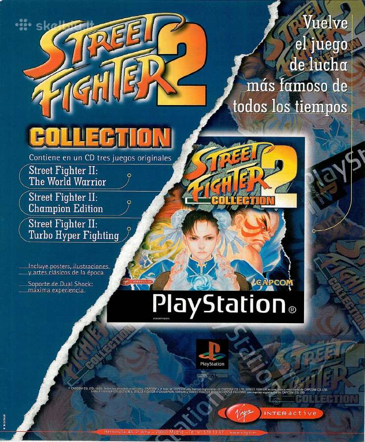 Ps1 Street fighter collection 2, Ps2, PS3 - nuotraukos Nr. 12