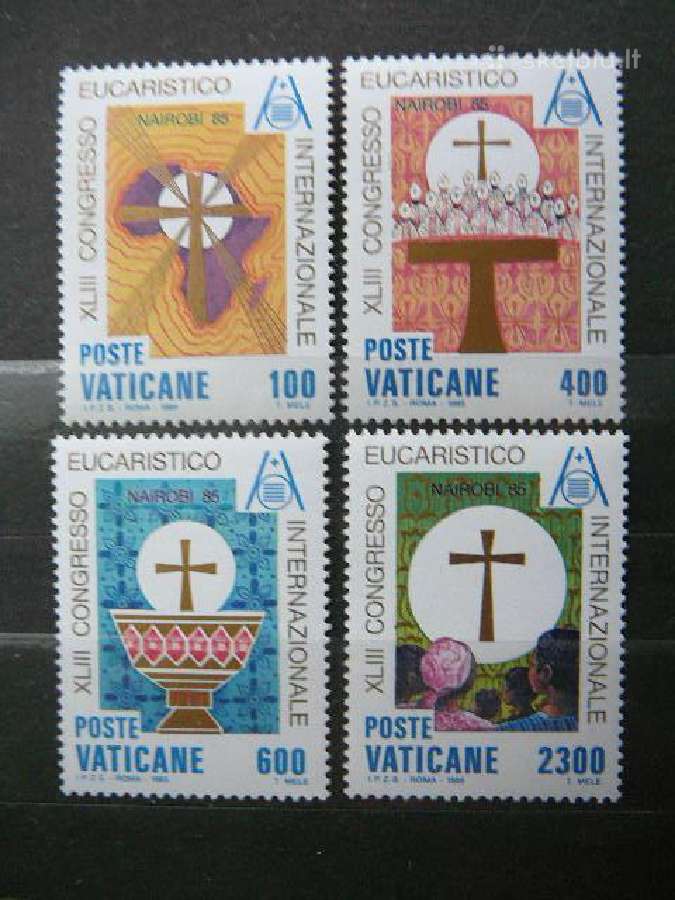 Afrikoje Vatikanas svarus mnh vt854
