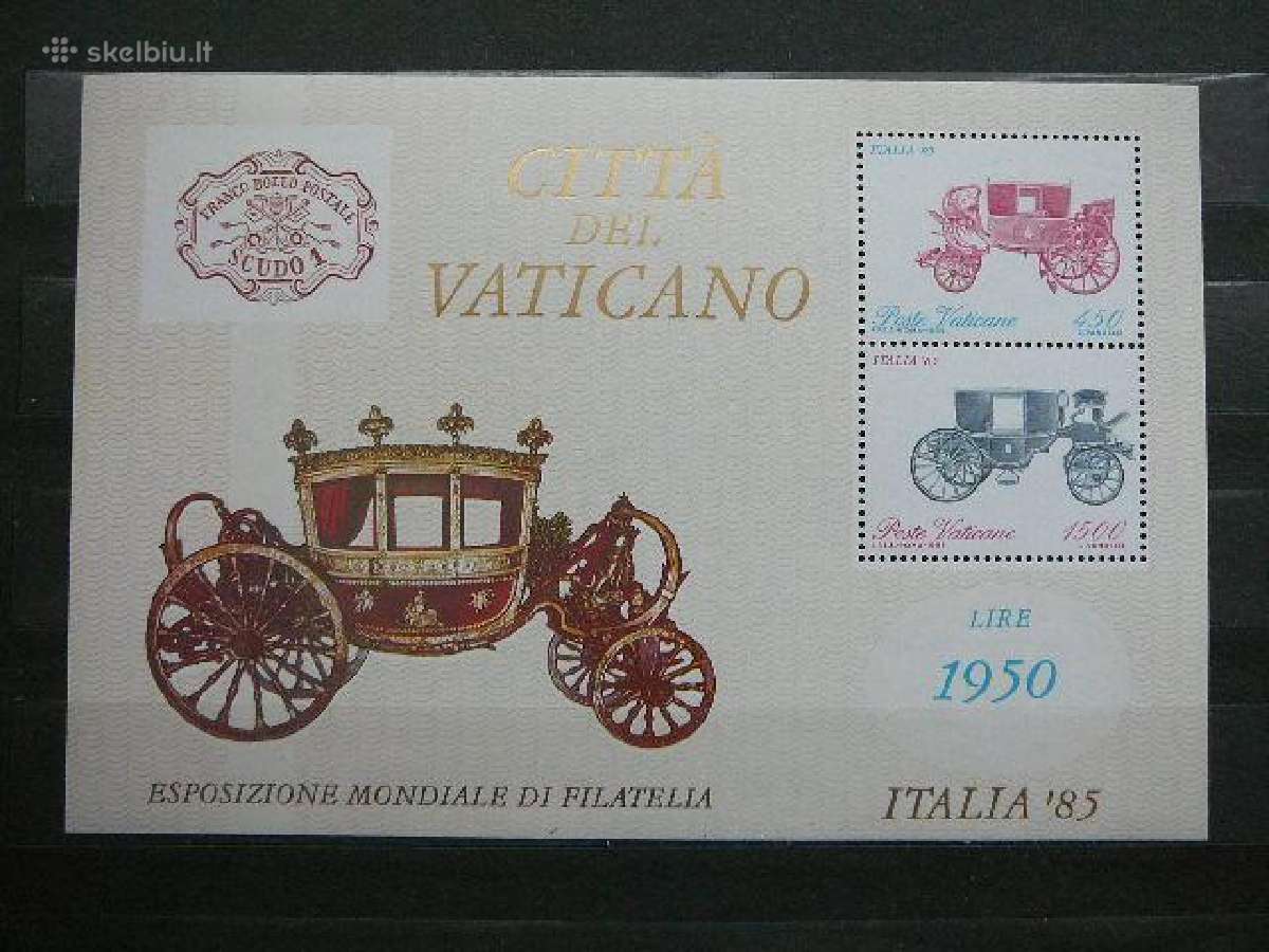 Karietos Vatikanas svarus mnh vt856