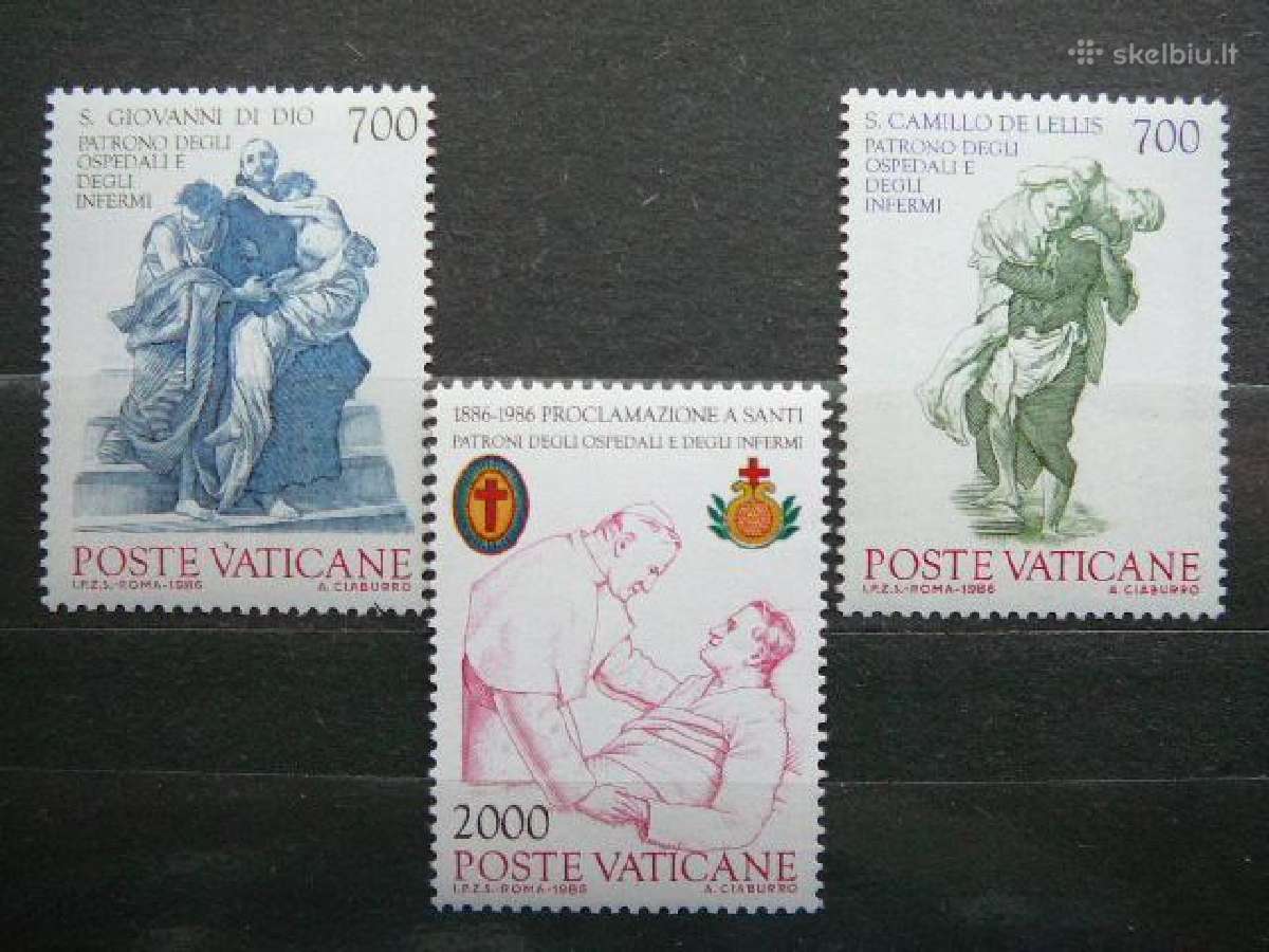 Medicina Vatikanas 1986 svarus mnh vt894