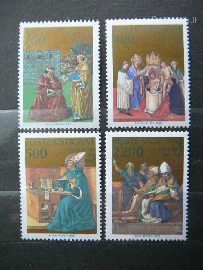 Daile Freskos Vatikanas 1987 svarus mnh vt907s