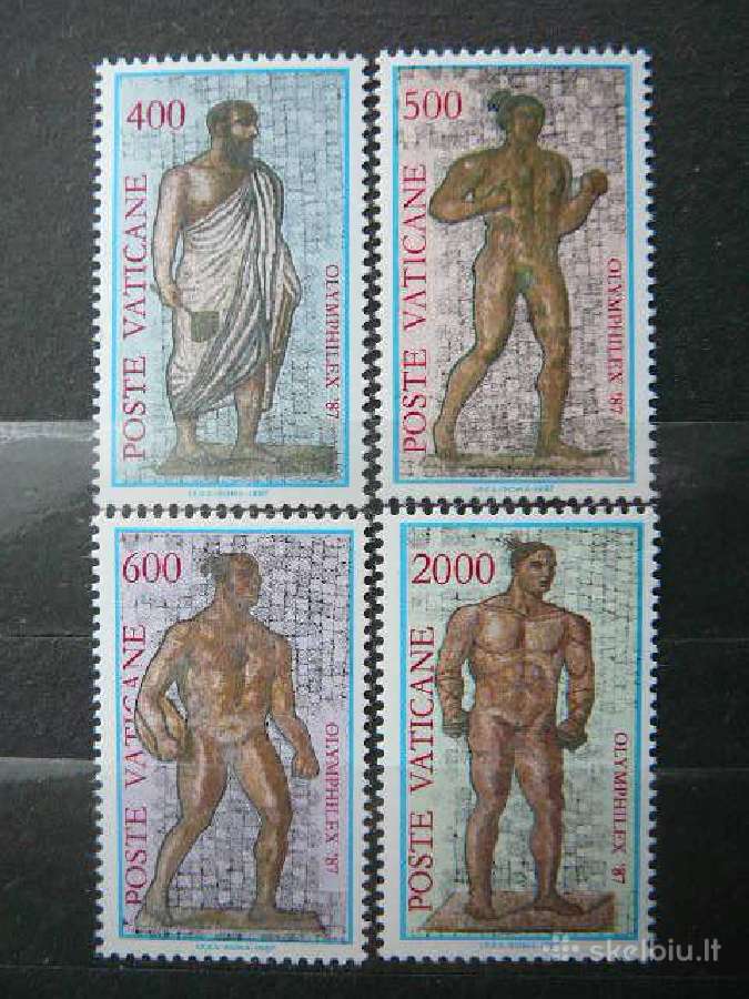 Mozaika Vatikanas 1987 svarus mnh vt916s