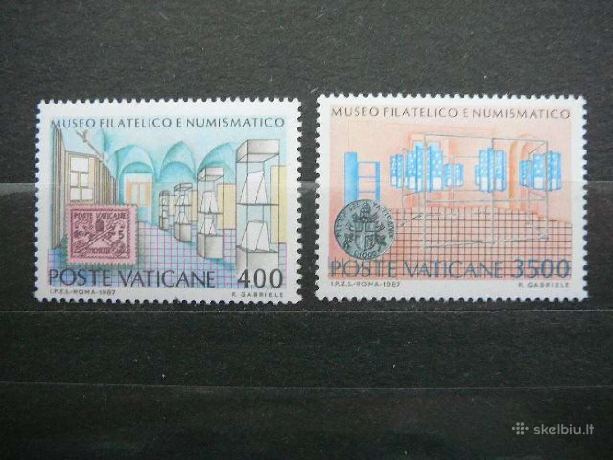 Muziejus Vatikanas 1987 svarus mnh vt924s