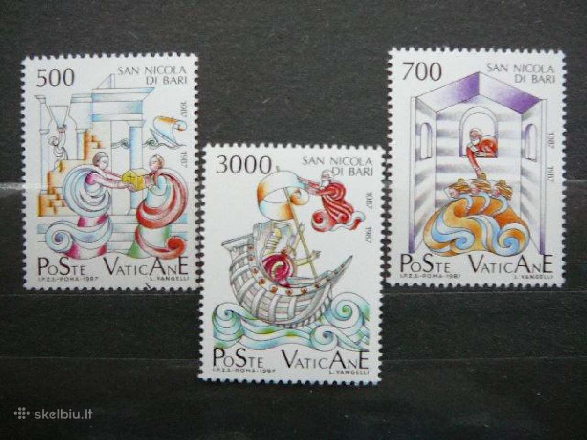 San Nicola Vatikanas 1987 svarus mnh vt934s