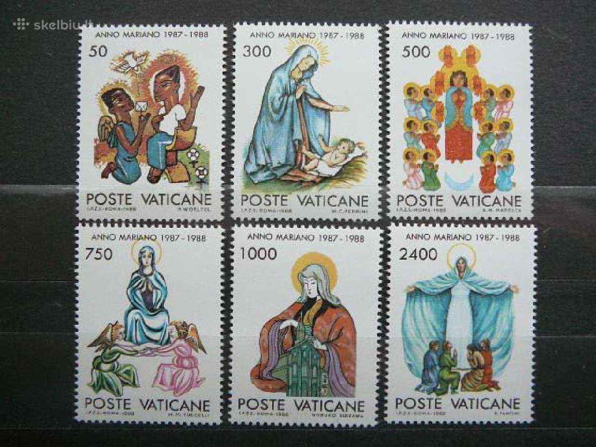 Daile Marijos Metai Vatikanas svarus mnh vt882