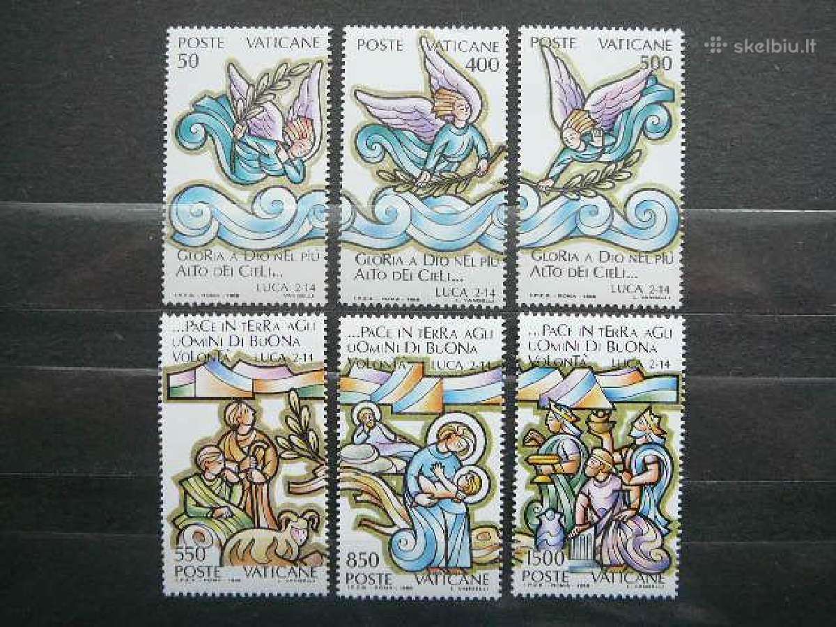 Sv. Kaledos Vatikanas svarus mnh vt886