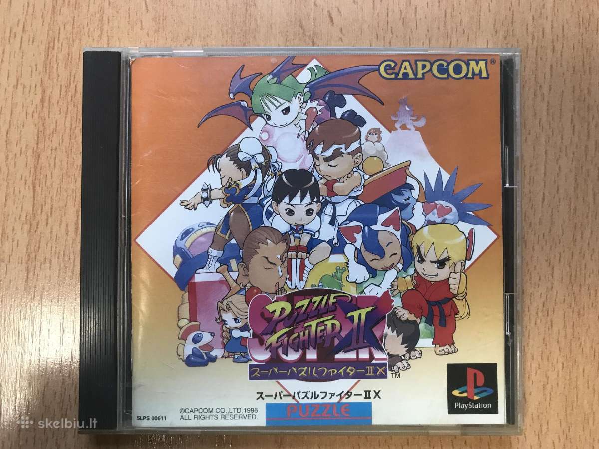 Playstation 1 Super Puzzle Fighter II X Ps1, Japan