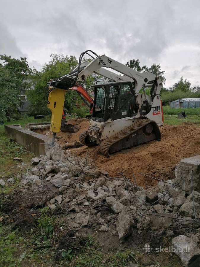 Bobcat T770 nuoma žemės darbai - nuotraukos Nr. 8