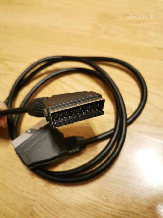 Scart to Scart kabelis laidas garso ir vaizdo - nuotraukos Nr. 2