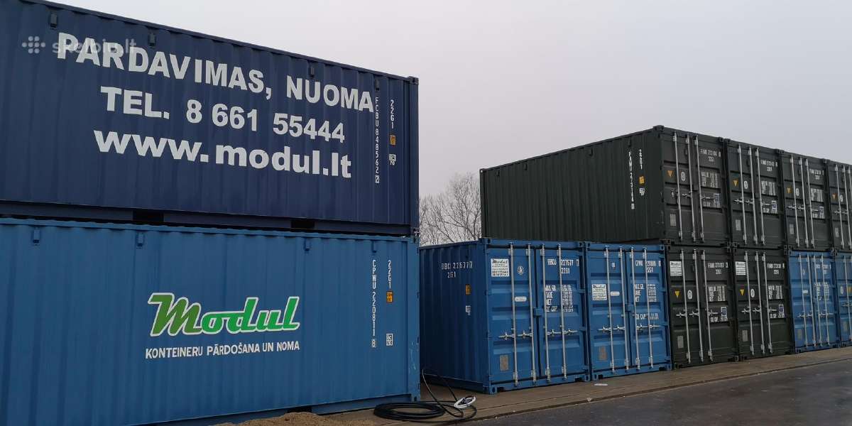 Jurinis konteineris sandeliavimo konteineriu Nuoma - nuotraukos Nr. 9