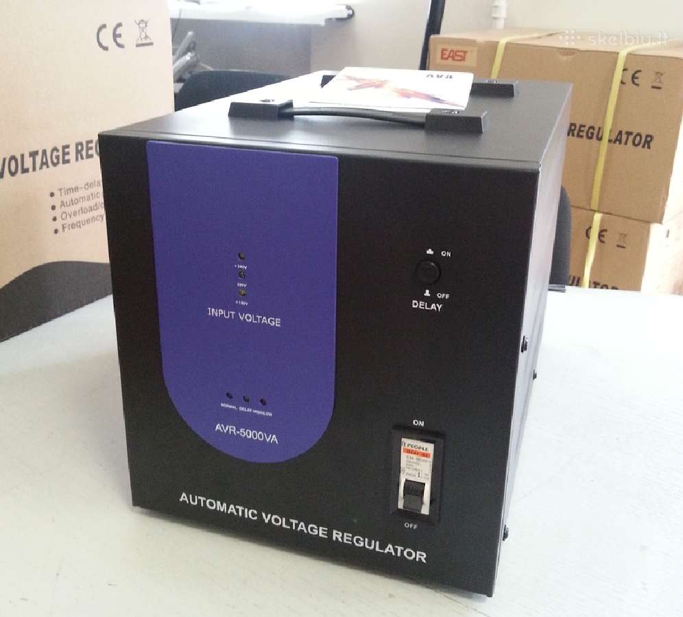 Volt Polskaelektros itampos stabilizatorius 5000va - nuotraukos Nr. 4