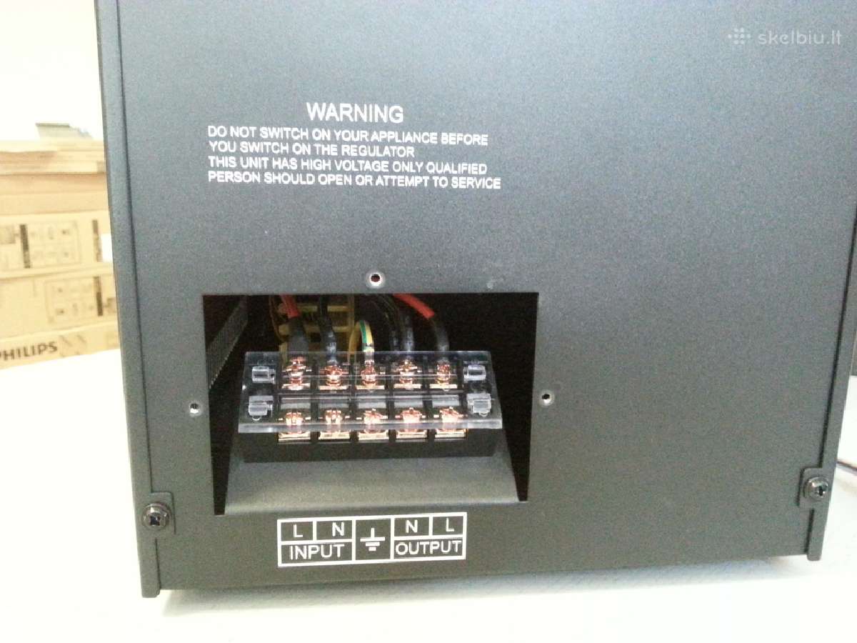 Volt Polskaelektros itampos stabilizatorius 5000va - nuotraukos Nr. 6