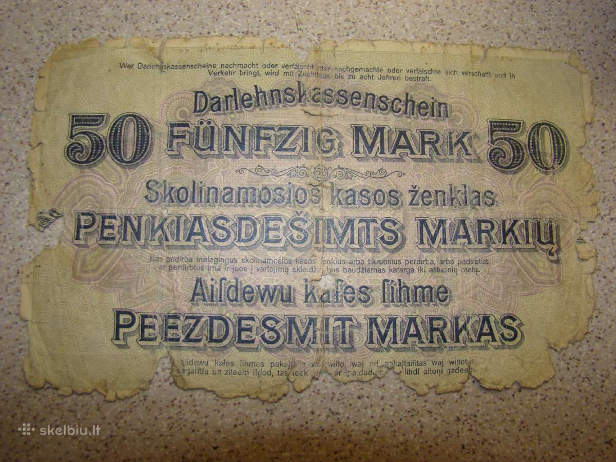 Parduodu banknotus