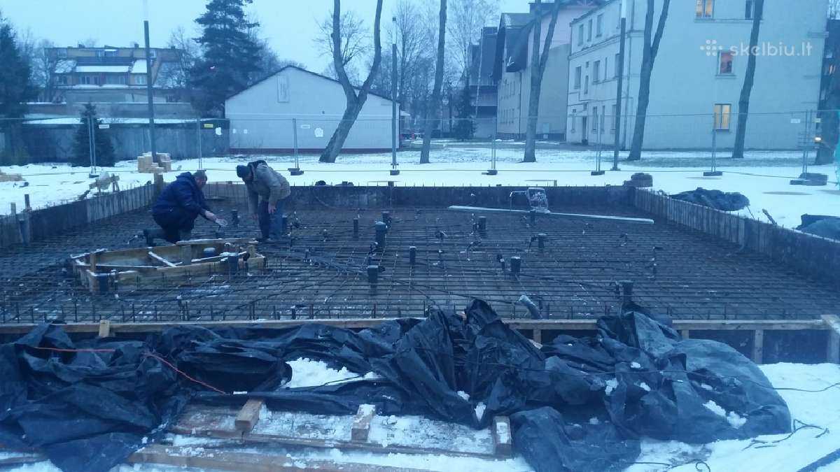 Grindų betonavimas-pagrindų paruošimas - nuotraukos Nr. 2