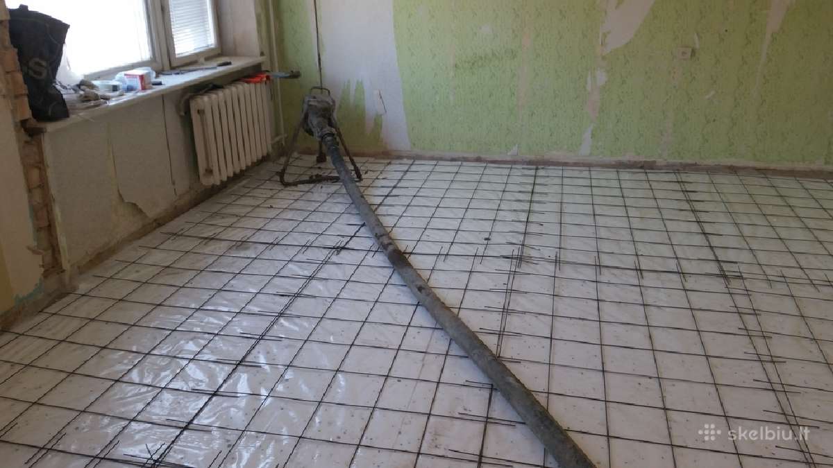 Grindų betonavimas-pagrindų paruošimas - nuotraukos Nr. 3