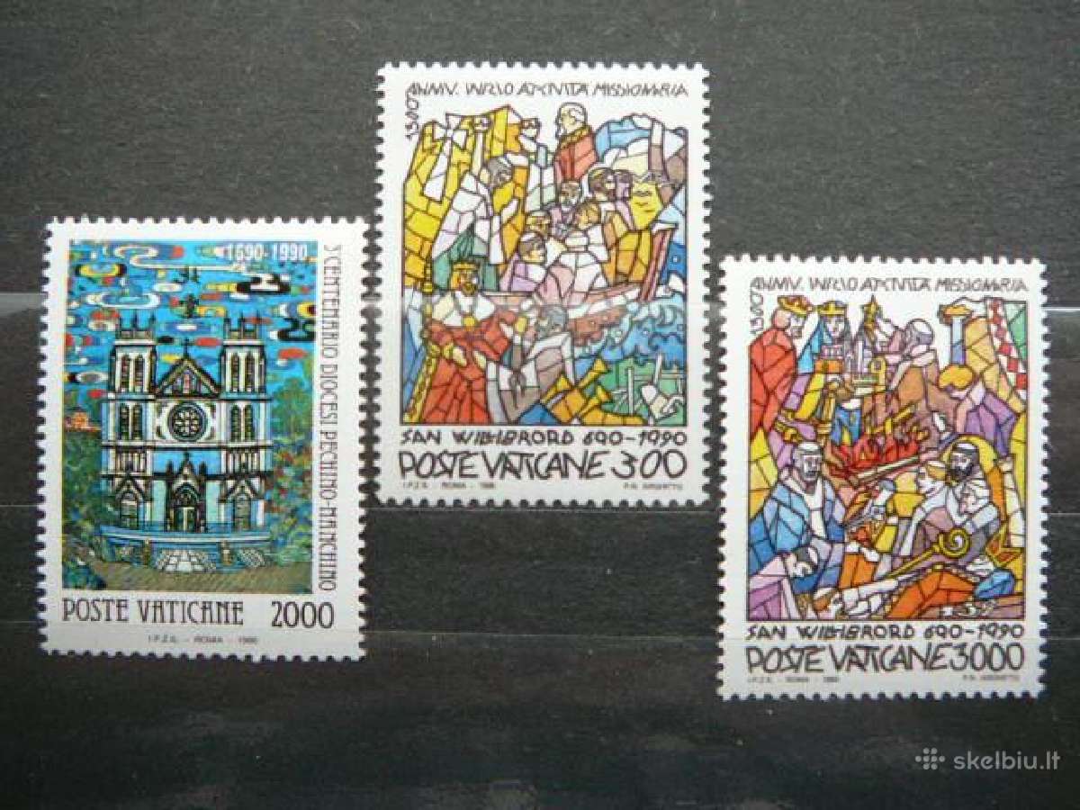 Vitražai Vatikanas svarus mnh vt901