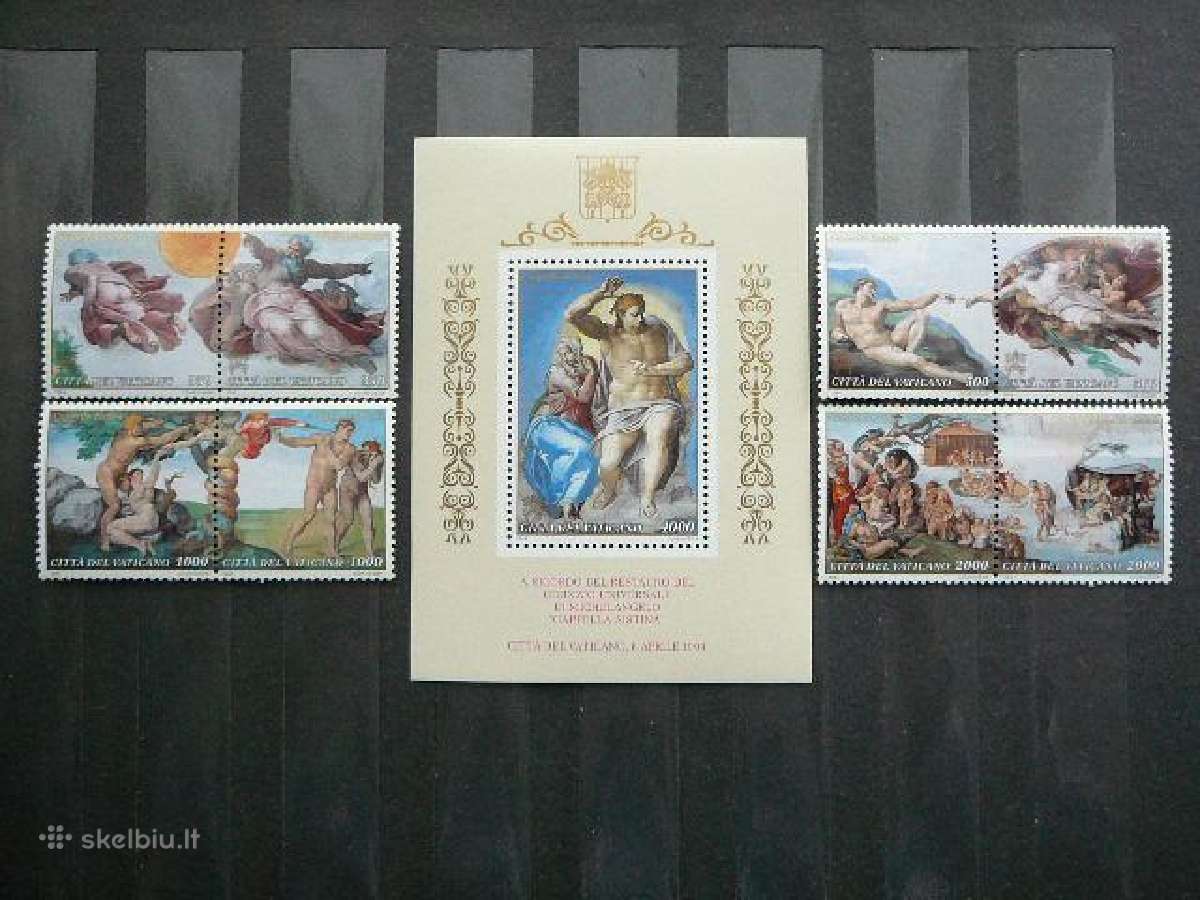 Daile Mikelandzelas Vatikanas svarus mnh vt941